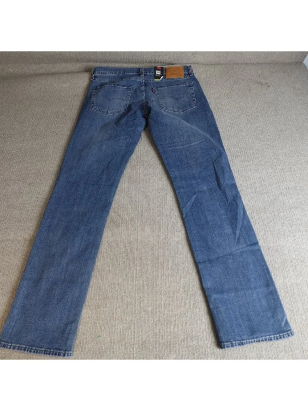 Levi's 511 Mens Jeans 36 x 33 Blue Zip Fly Flex Premium Big E NEW